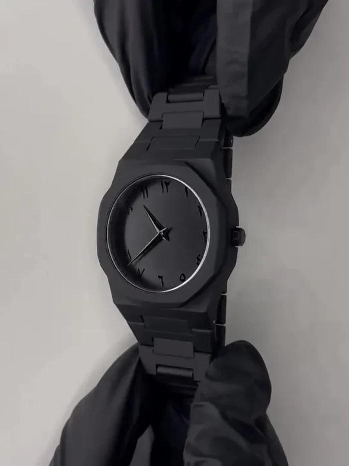 Luxury Arabic Numerals Watch – Aura Black Dial for Men