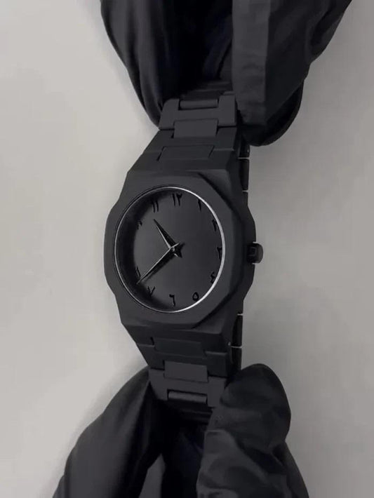 Luxury Arabic Numerals Watch – Aura Black Dial for Men